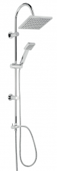 SHOWER SET FOR WALL-MOUNTED SHOWER OR BATH MIXERS