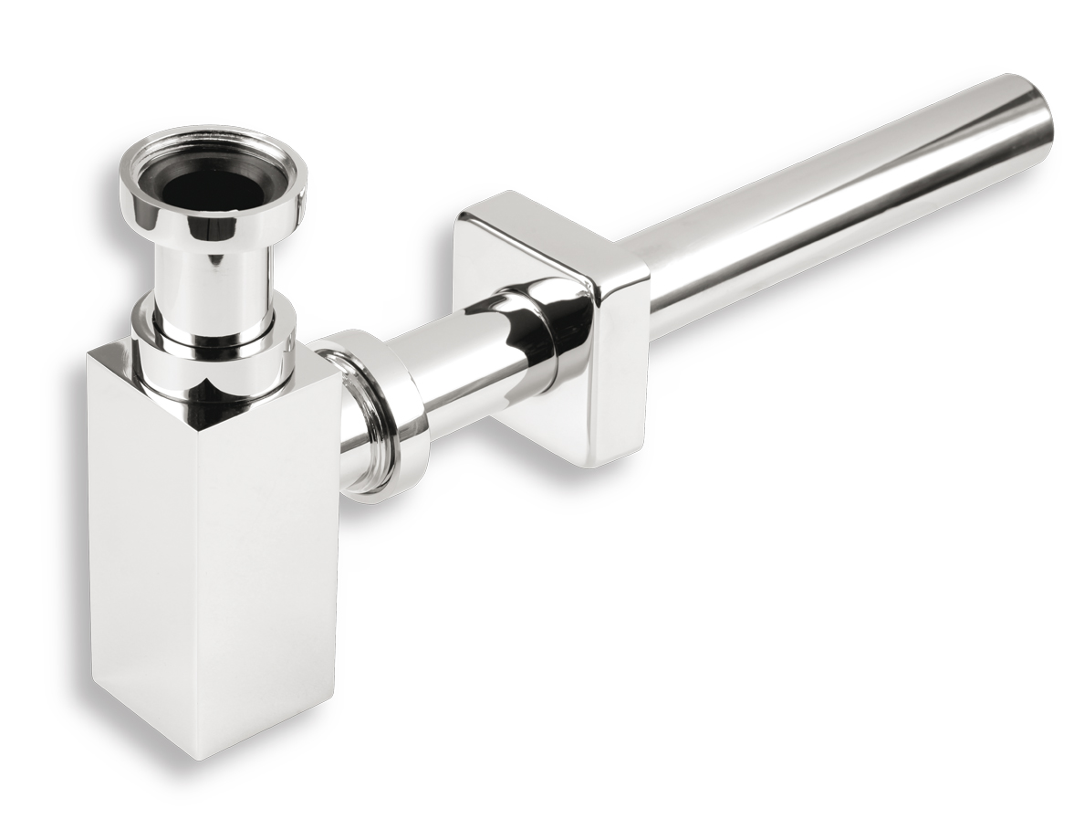 WASHBASIN TRAP, ALLMETAL, SQUARE NOVASERVIS