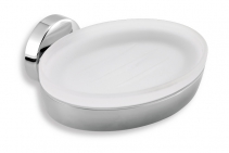 METALIA 11 soap dish glass, chrome
