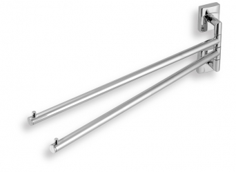 METALIA 12 Double towel holder, chrome