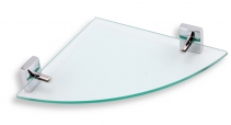 METALIA 12 Corner shelf, chrome