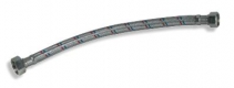 Steel covered connection hose L=20 cm 1/2