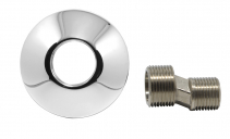 CONNECTION AND EXPOSED PART FOR MIXER METALIA CHROME