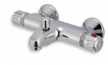 AQUAMAT Wall-mounted bath mixer, chrome