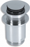 Luxury water drain plug, chrome