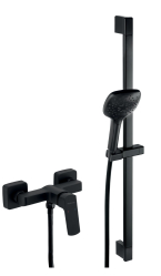 Bathroom set for shower Nobless Ego, black
