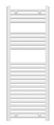 Bathroom radiator 450x1200, straight type, white