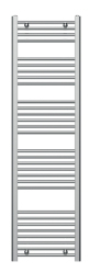 Bathroom radiator 450x1600, straight type, chrome