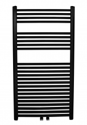 Bathroom radiator 450x1600, straight type,black,V-50mm