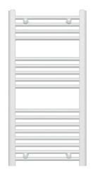 Bathroom radiator 450x900, straight type, white