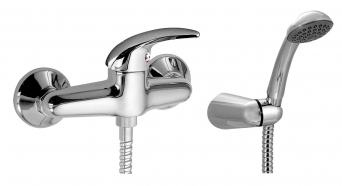 SHOWER MIXER 150 MM MEDICAL LEVER METALIA 55 CHROME