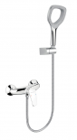 Wall mounted shower mixer with accesorries ECO+chrome