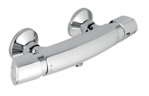METALIA 57 wal-mounted thermostatic shower mixer. chrome