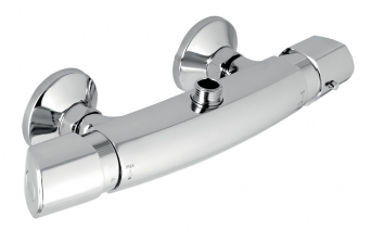 METALIA 57 thermostatic shower mixer with upper connection. chrome