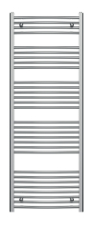 Bathroom radiator 600x1600, rounded type, chrome