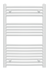 Bathroom radiator 600x900, rounded type, white