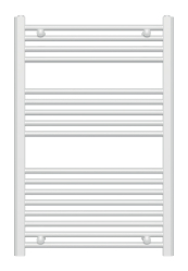 Bathroom radiator 600x900, straight type, white