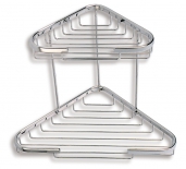 METALIA SHOWER double corner rack, chrome
