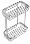 METALIA SHOWER double rack, chrome
