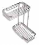 METALIA SHOWER double corner rack - L, chrome