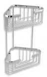 METALIA SHOWER double corner rack, chrome