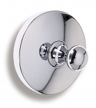 METALIA 1 single hook, chrome