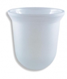 SPARE GLASS HOLDER FOR TOILET BRUSH SANDED
