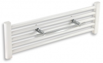 Single hanger on 450 mm radiator, chrome
