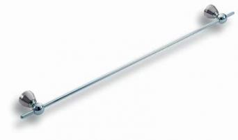 METALIA 3 single towel hanger, 550 mm length, chrome