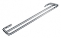 DOUBLE-ARM TOWEL RAIL 600 MM METALIA 4 CHROME