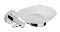 MEPHISTO soap dish glass, chrome