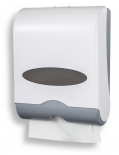 Paper towel dispenser, white
