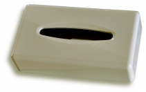 Paper tissue dispenser, white