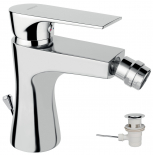 ALGEO SQUARE standing bidet mixer, chrome