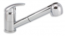 LUX Standing telescopic sink mixer, chrome