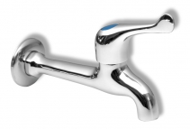 TITANIA IRIS wall-mounted mixer/valve for cold water, chrome