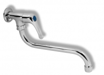 TITANIA IRIS wall-mounted mixer/valve for cold water, swivel spout, chrome