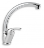TITANIA IRIS standing sink mixer, asymmetric, swivel spout, chrome