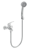 Bathroom set for bathtube Titania Iris, chrome #1