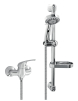 Bathroom set for shower Titania Iris, chrome #1