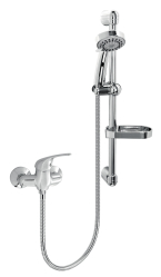 Bathroom set for shower Titania Iris, chrome