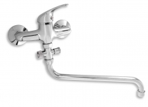 IRIS Wall-mounted bath mixer, chrome