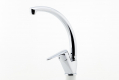 TITANIA IRIS NEW standing sink mixer, asymmetric, swivel spout, chrome #2