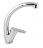 TITANIA IRIS NEW standing sink mixer, asymmetric, swivel spout, chrome