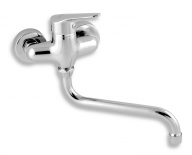 SINK BASIN MIXER 100 MM TITANIA IRIS NEW CHROME