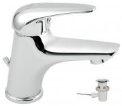 HIT Standing washbasin mixer, chrome