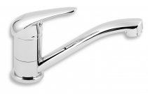 HIT Standing washbasin and sink mixer, chrome