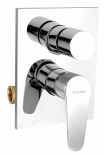 FRESH Concealed bath and shower mixer, chrome
