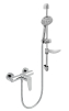 Bathroom set for shower Titania Fresh, chrome #1