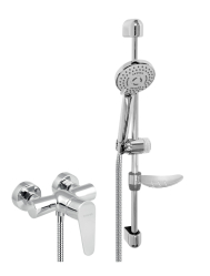 Bathroom set for shower Titania Fresh, chrome